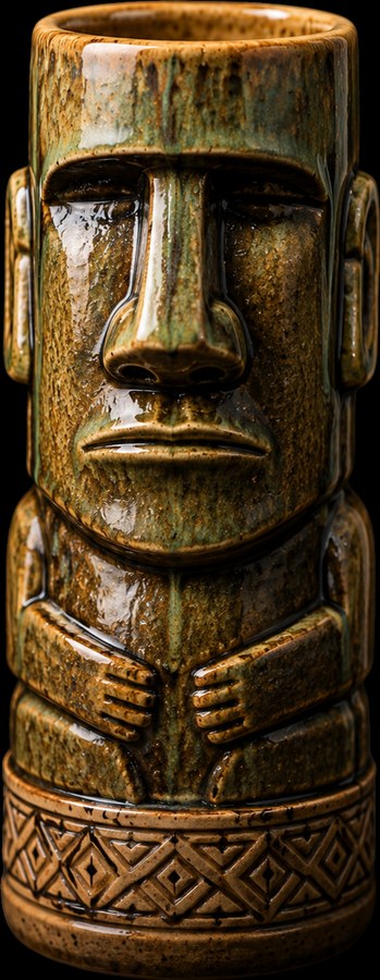 Design concept for the Trail Guardian tiki mug